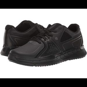 Non-slip work shoes.